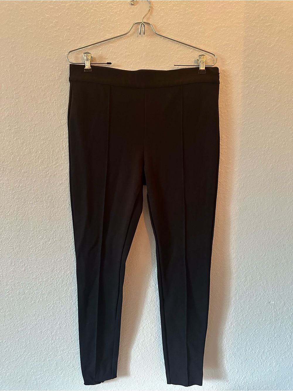 LOFT Black Ponte Skinny Pants